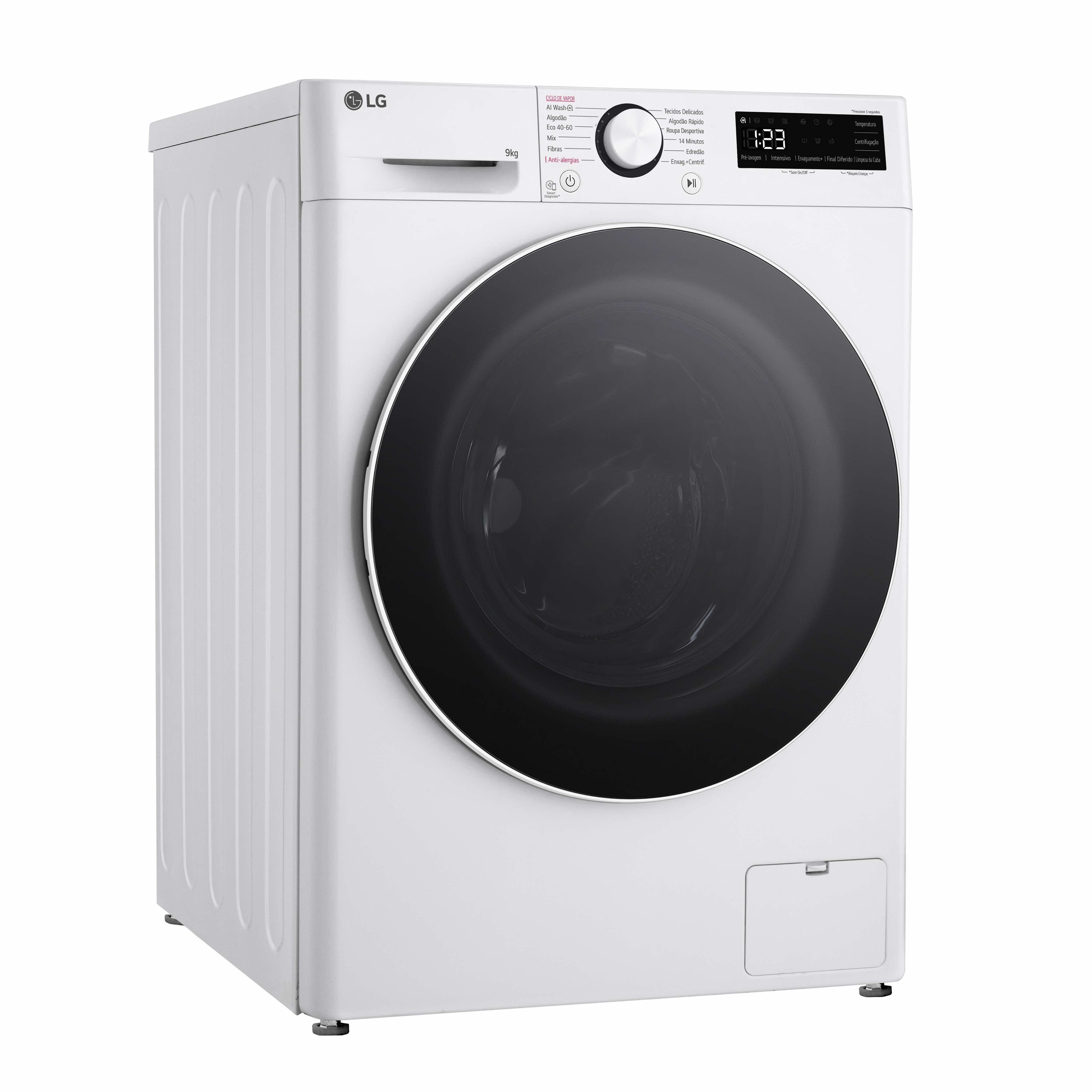 LG MAQUINA ROUPA 9KG 1200RT AI DD STEAM (A) F2WR5S9S0W