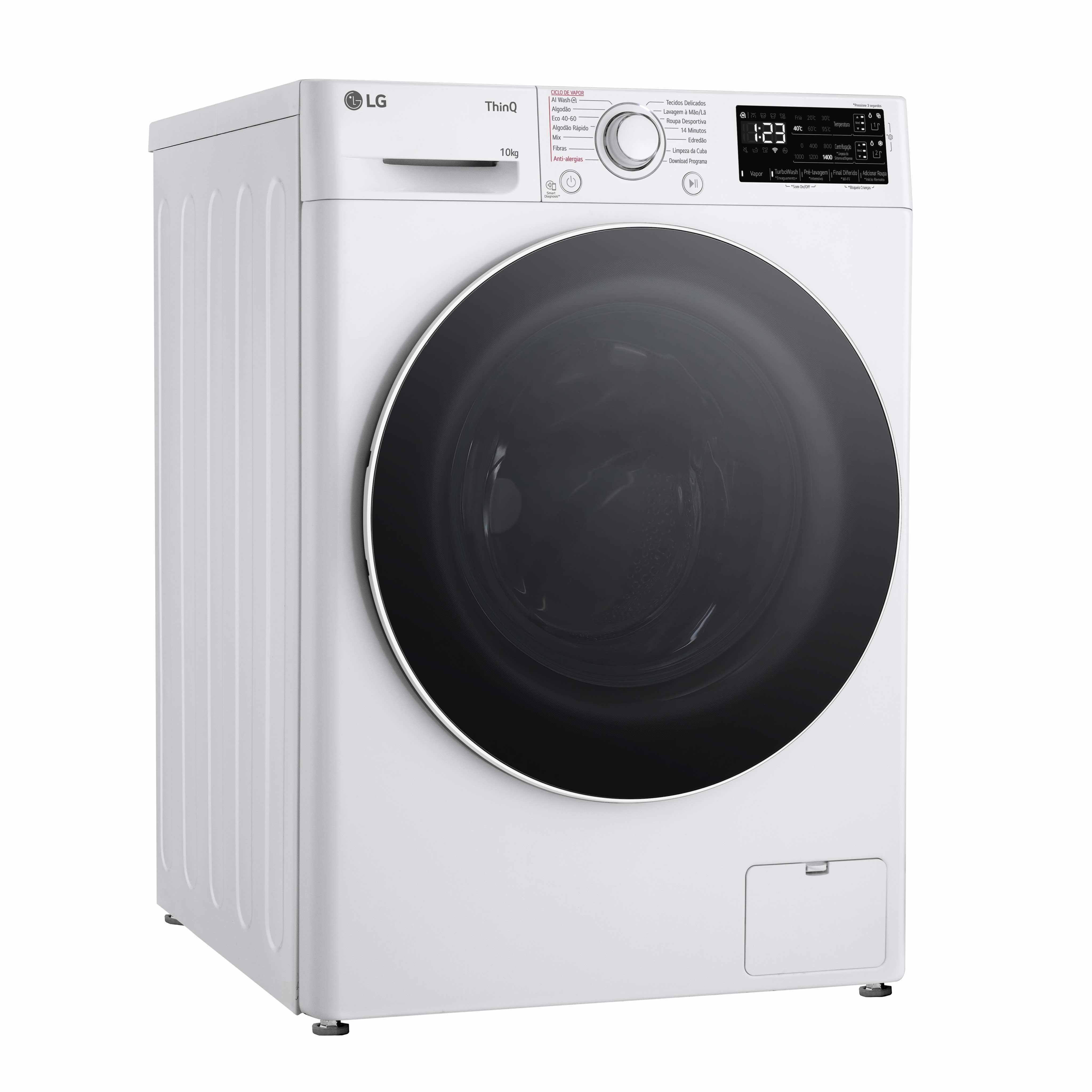 LG MAQUINA ROUPA 10KG 1400RT EZDISPENSE WIFI (A) F4WR3510A0W