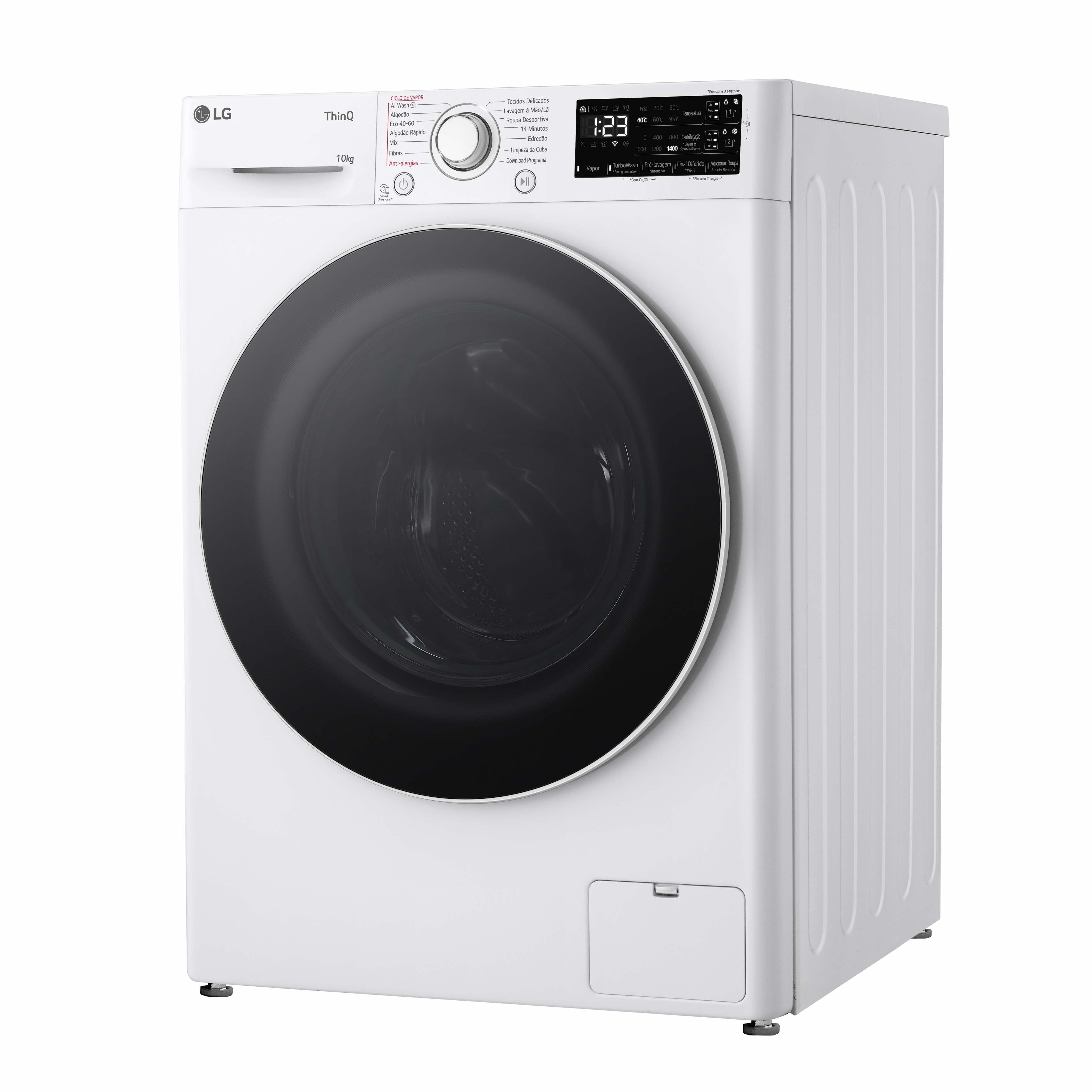 LG MAQUINA ROUPA 10KG 1400RT EZDISPENSE WIFI (A) F4WR3510A0W