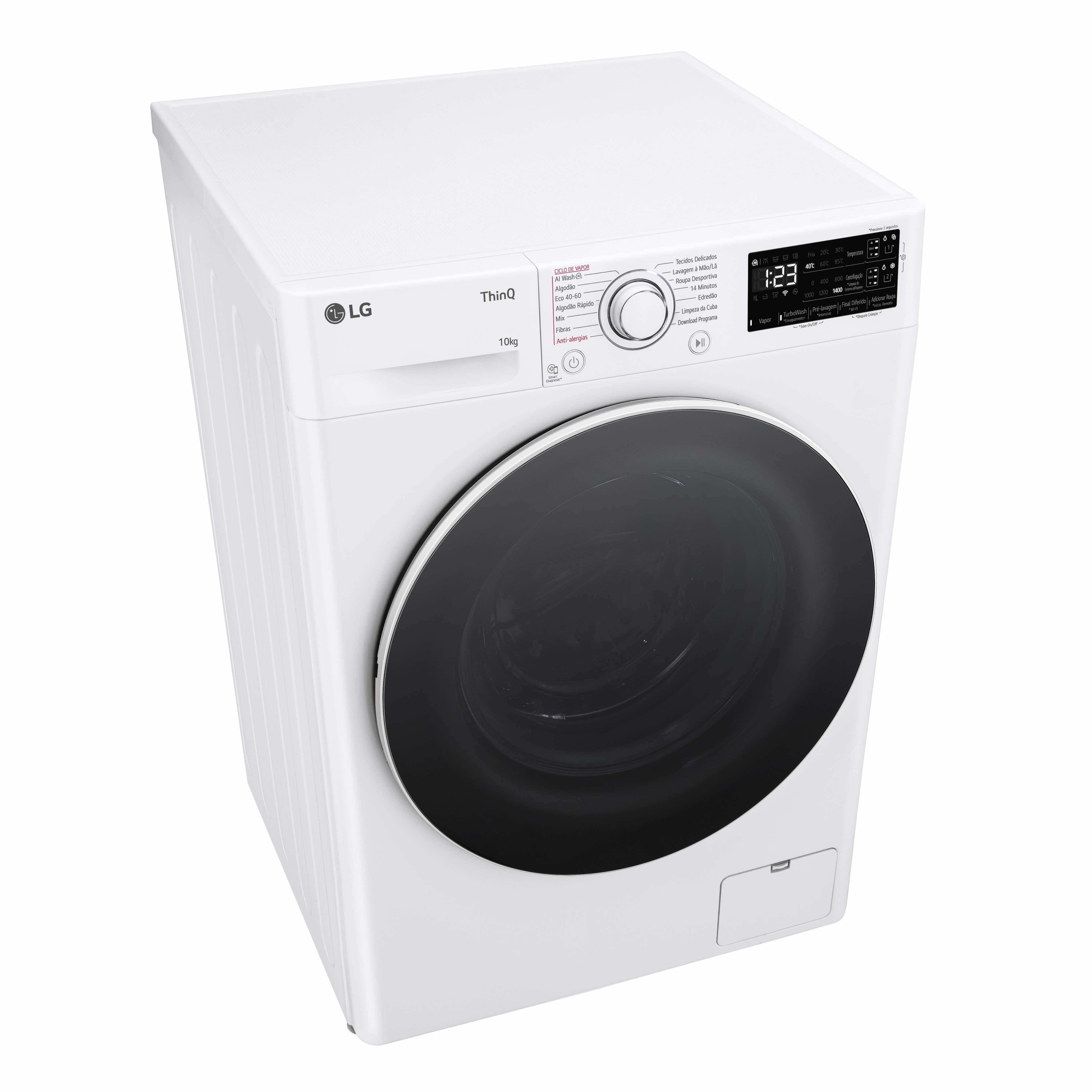 LG MAQUINA ROUPA 10KG 1400RT EZDISPENSE WIFI (A) F4WR3510A0W