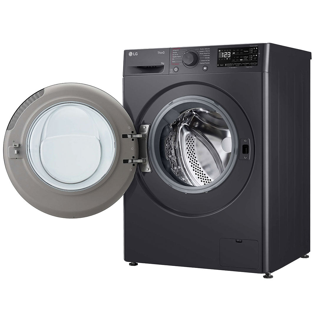 LG Maquina Roupa 9KG 1400RT AI DD Steam Wifi Preta(a)