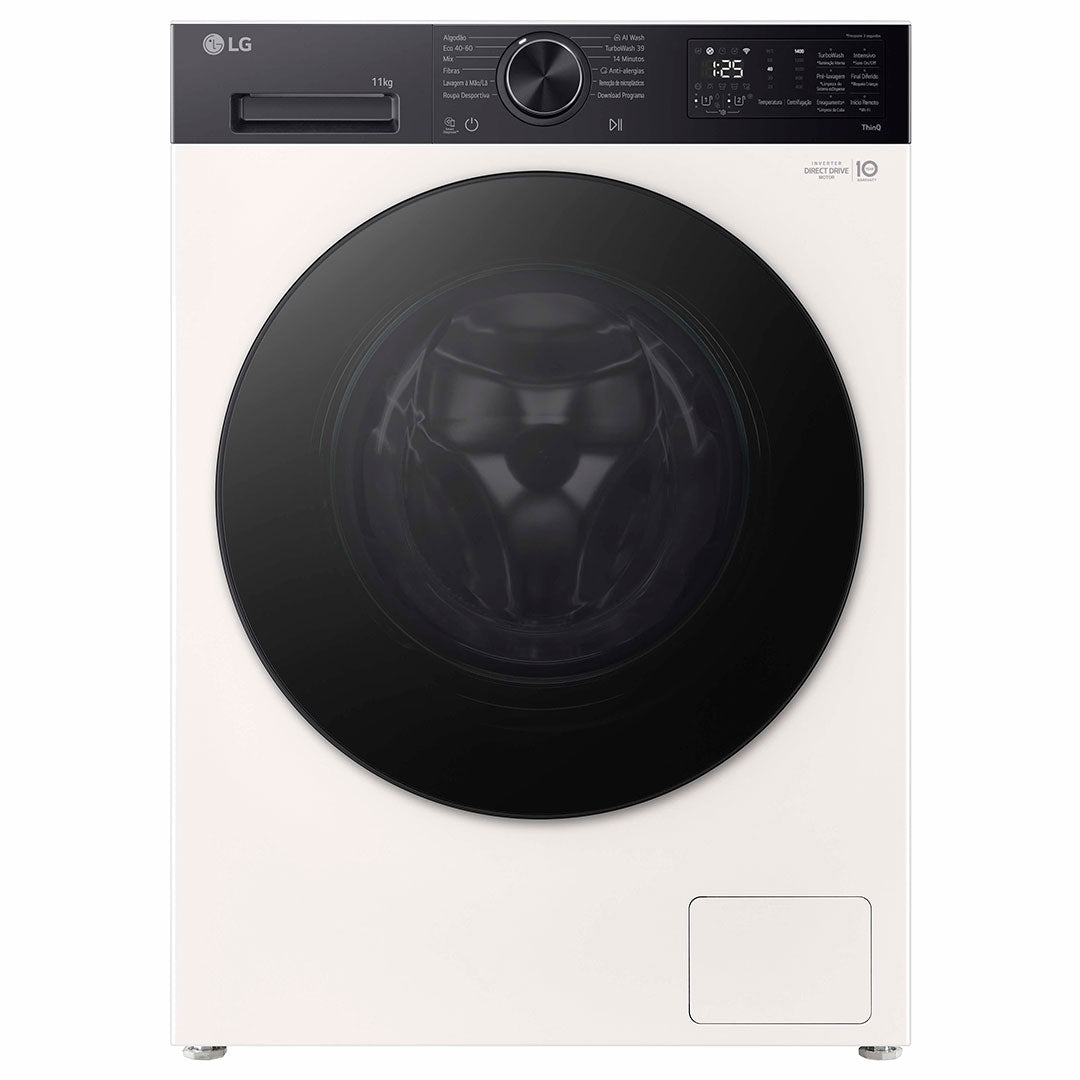LG MAQUINA ROUPA 11KG 1400RT AI DD STEAM (A) F4X5511THB