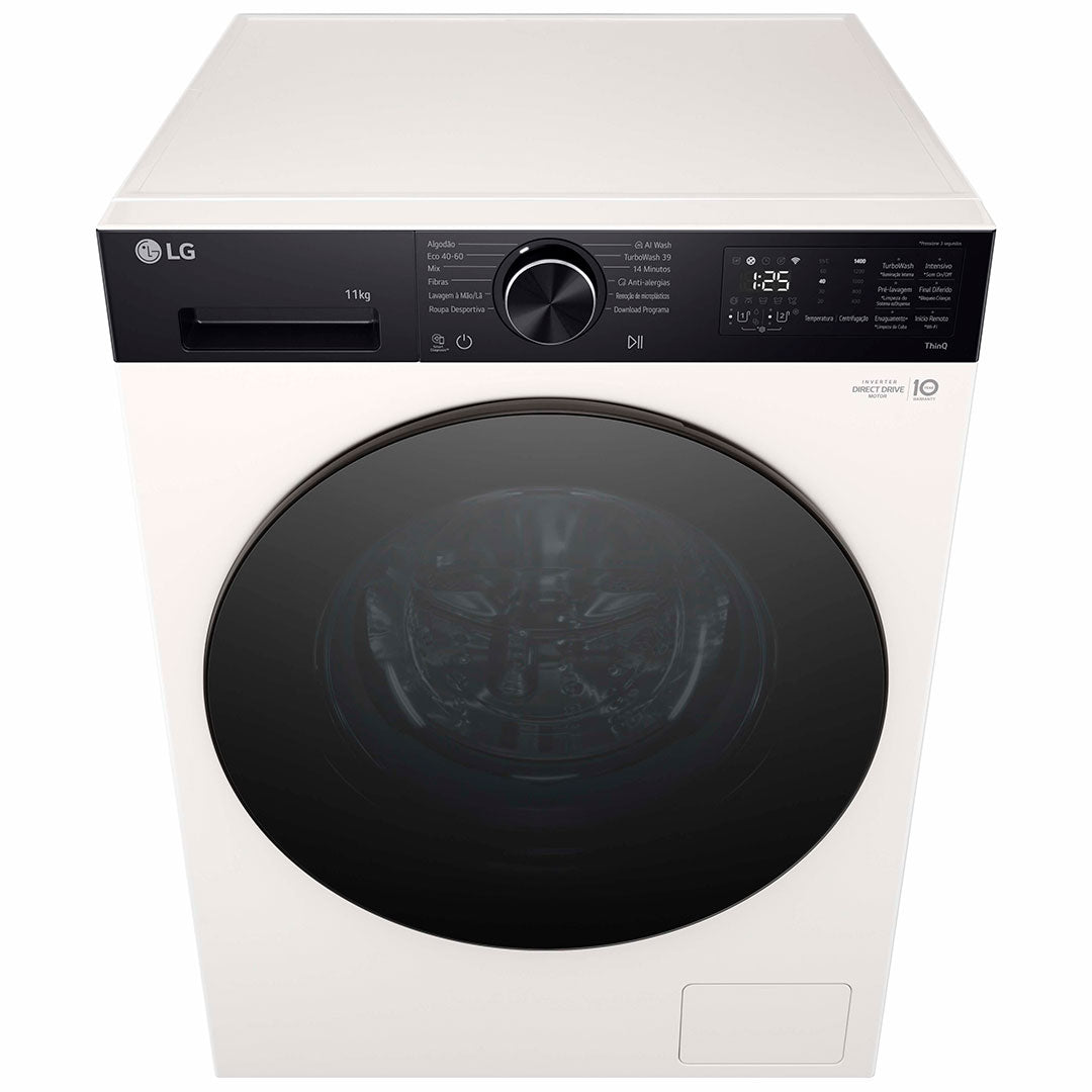 LG MAQUINA ROUPA 11KG 1400RT AI DD STEAM (A) F4X5511THB