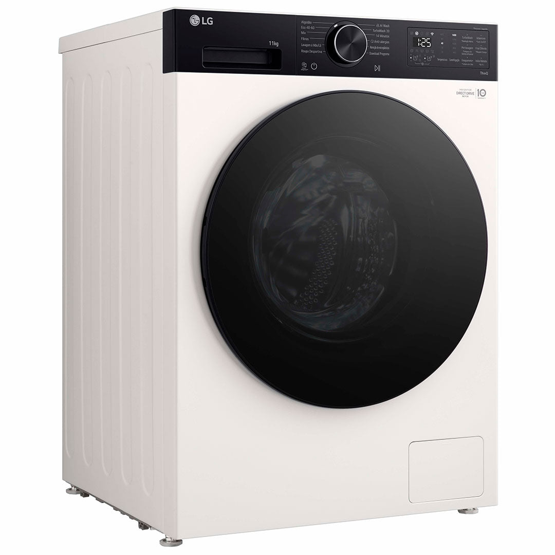 LG MAQUINA ROUPA 11KG 1400RT AI DD STEAM (A) F4X5511THB