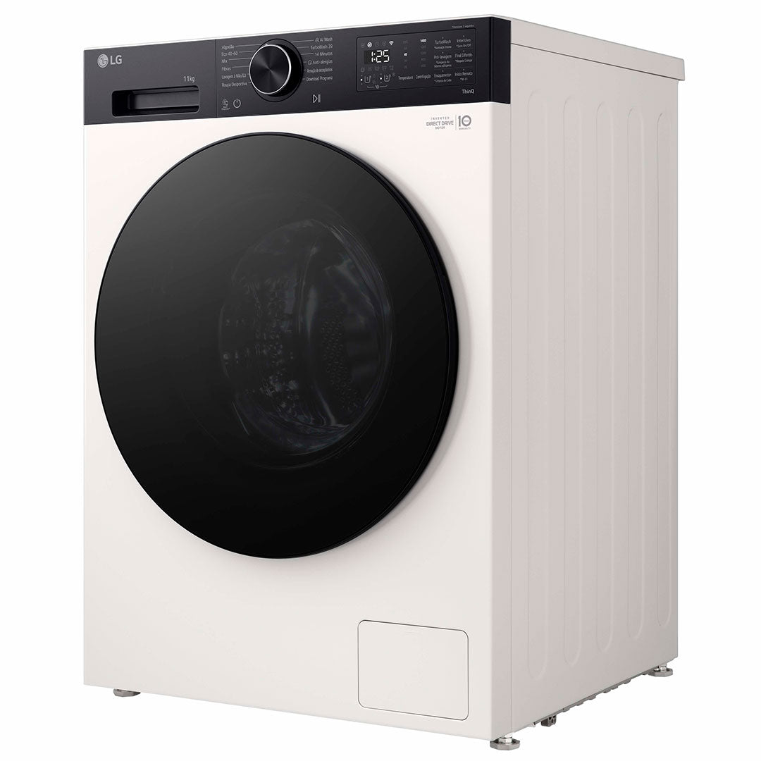 LG MAQUINA ROUPA 11KG 1400RT AI DD STEAM (A) F4X5511THB