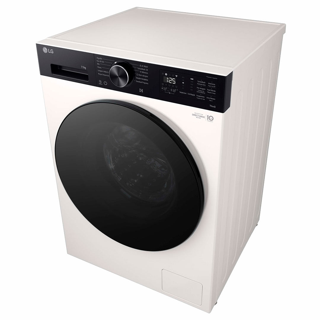 LG MAQUINA ROUPA 11KG 1400RT AI DD STEAM (A) F4X5511THB