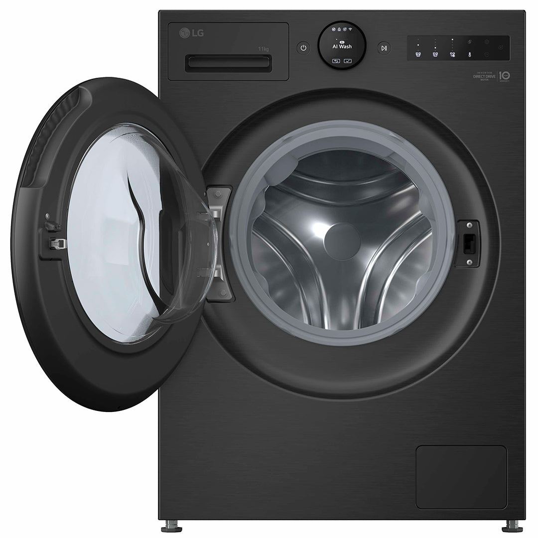 LG MAQUINA ROUPA 11KG 1400RT AI DD STEAM PRETO (A) F4X7511TBB