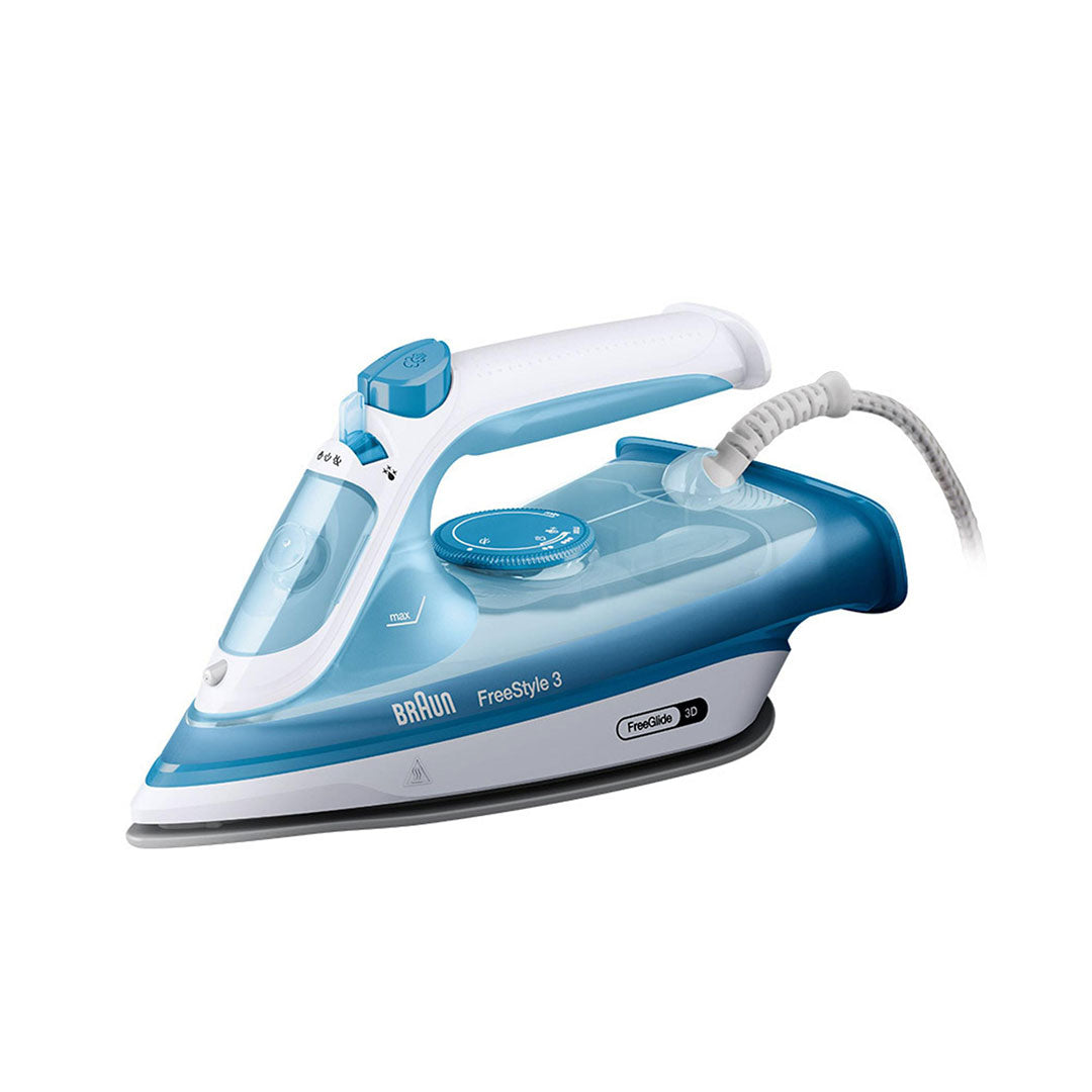 BRAUN FERRO VAPOR 2400W MAX VAPOR 170GR/MIN BASE CERAMICA 3D FI3144BL