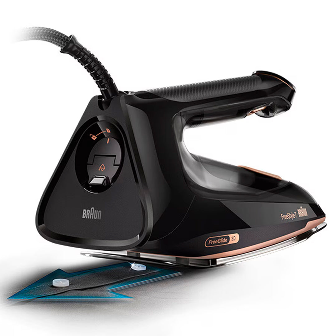 BRAUN FERRO 2000W BASE ELOXAL PLUS FREEGLIDE 3D FI7276BK