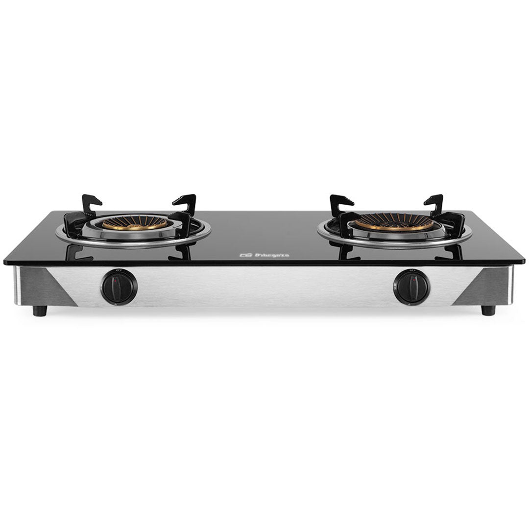ORBEGOZO FOGAREIRO GAS 2 QUEIMADORES C/COROA TRIPLA INOX FO2720