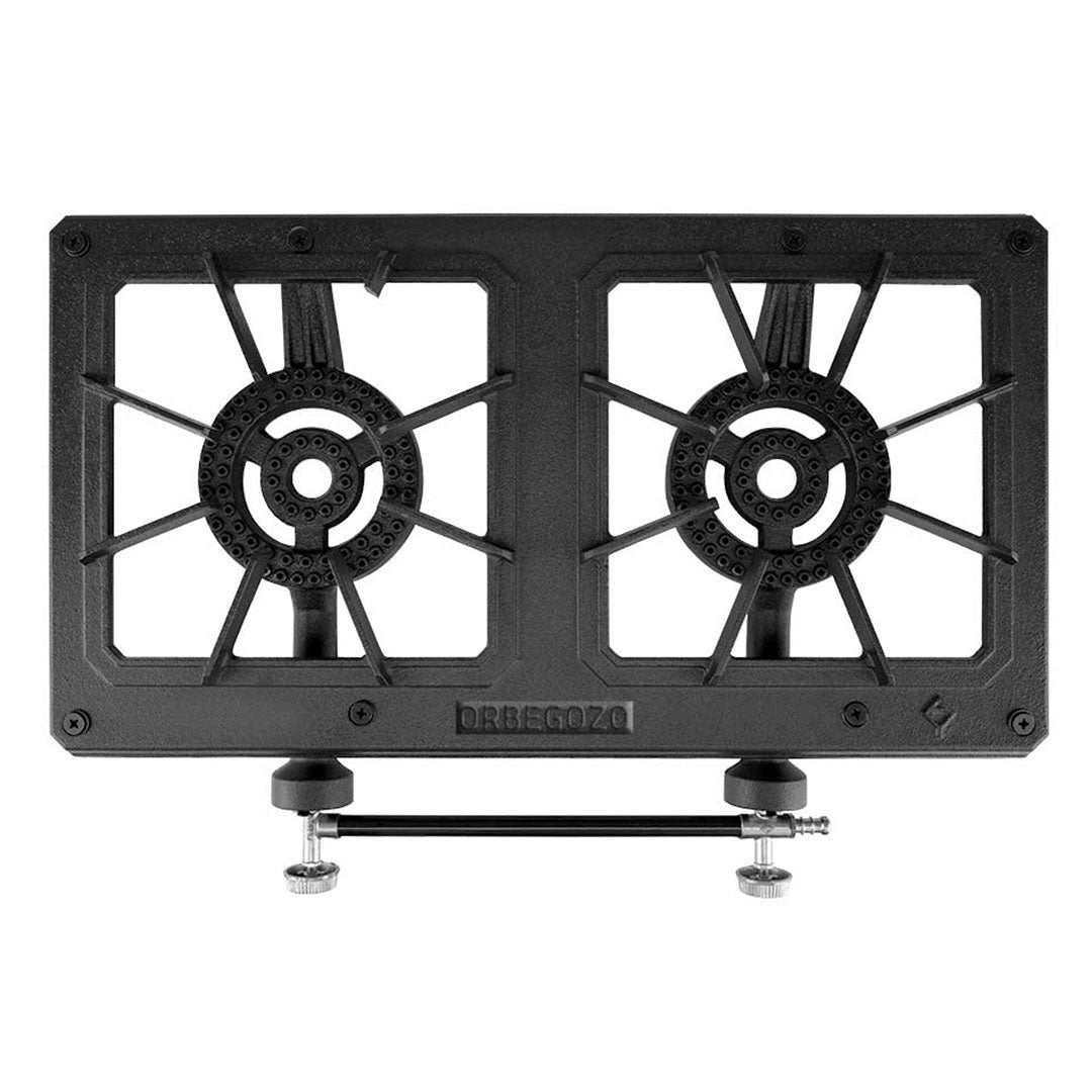 ORBEGOZO FOGAREIRO GAS 2 QUEIMADORES 7000W USO EXTERIOR FO6200