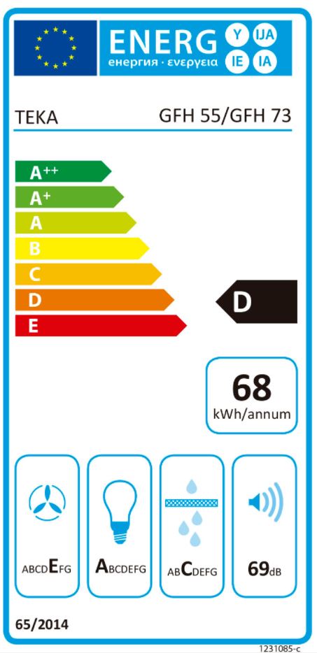 TEKA EXAUSTOR 55CM INOX D GFH55
