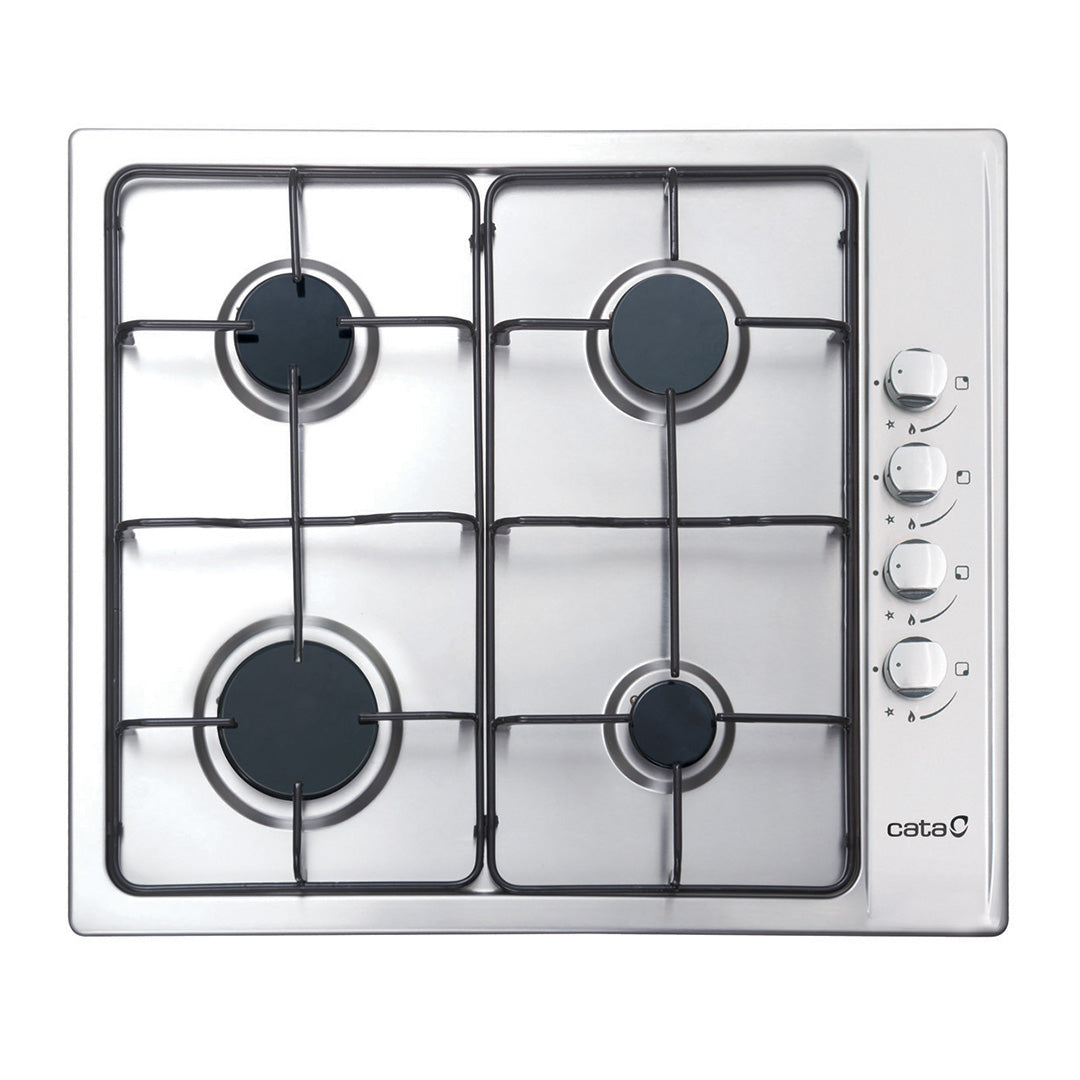 CATA PLACA 4 GAS 60CM INOX GI6004X