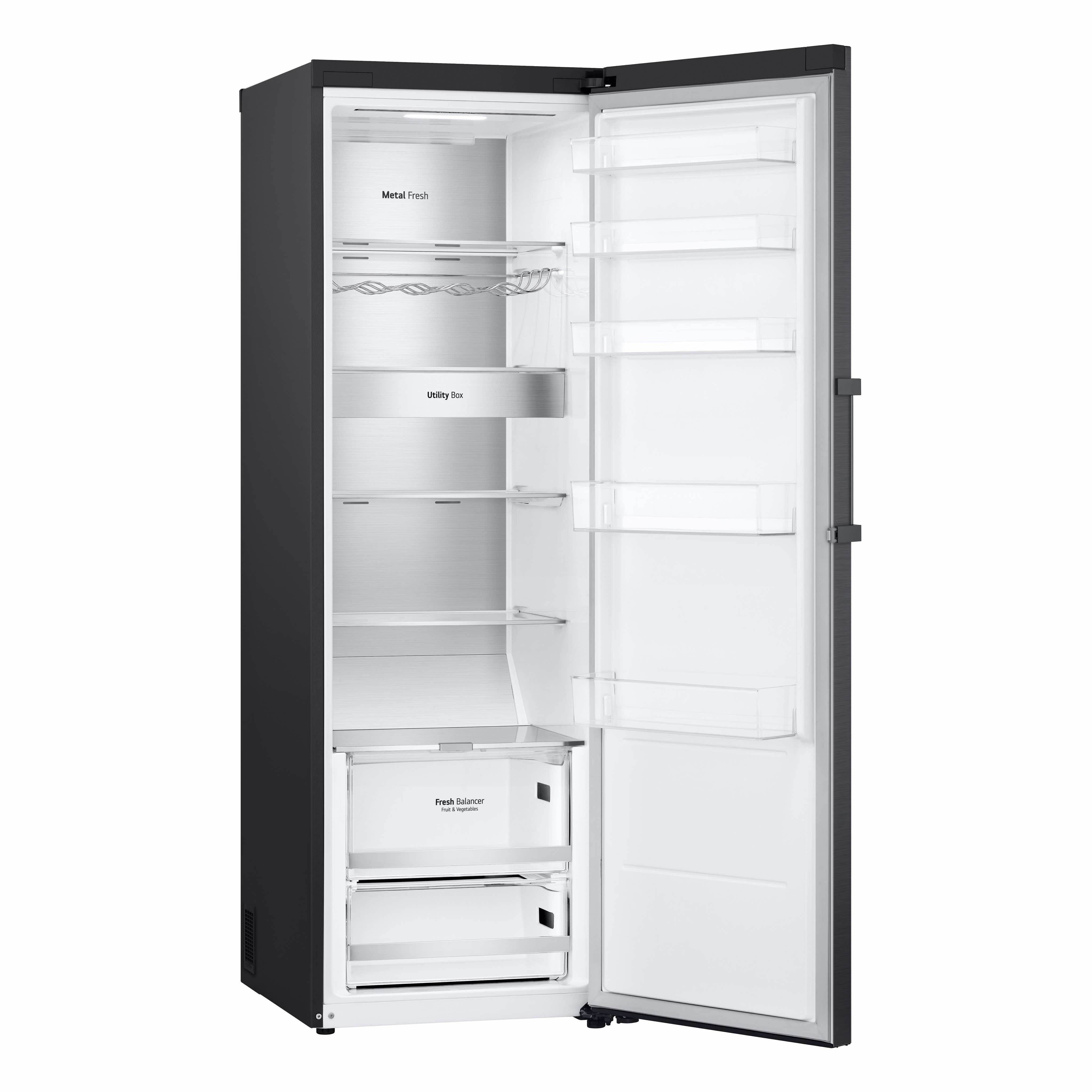 LG FRIGORIFICO 1PT 1860X595X707 386LT NF MATTE BLACK (D) GLM71MCCSF