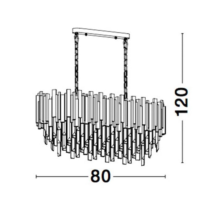 Candeeiro de Tecto GRANE 9050130 LED E14 8X5W IP20
