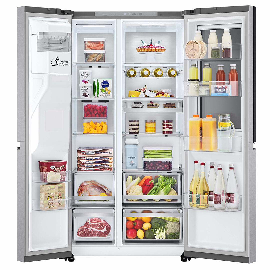 LG SIDE BY SIDE 1790X927X735MT NF 628 KNOCK S/CAN IX (D) GSXE91MBAD