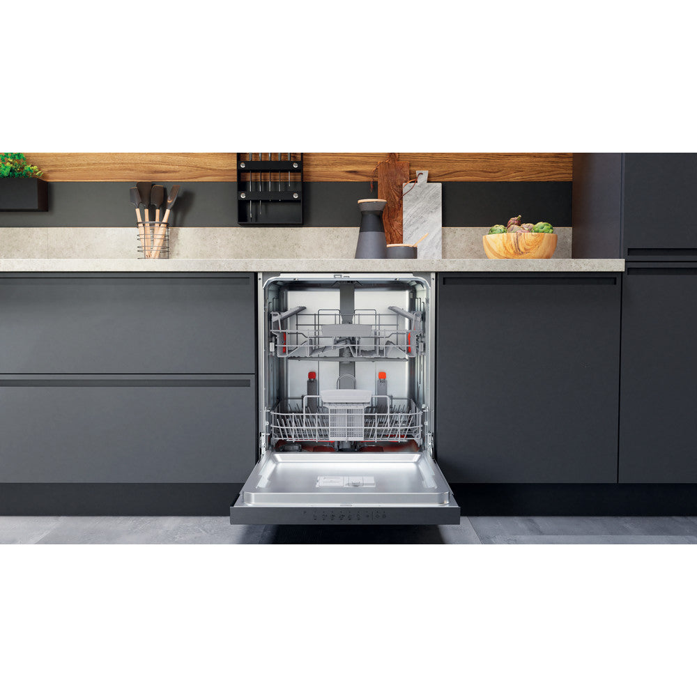 Máquina de Lavar Loiça Encastre HOTPOINT HBC 3C41 W (14 Conjuntos Painel Inox)