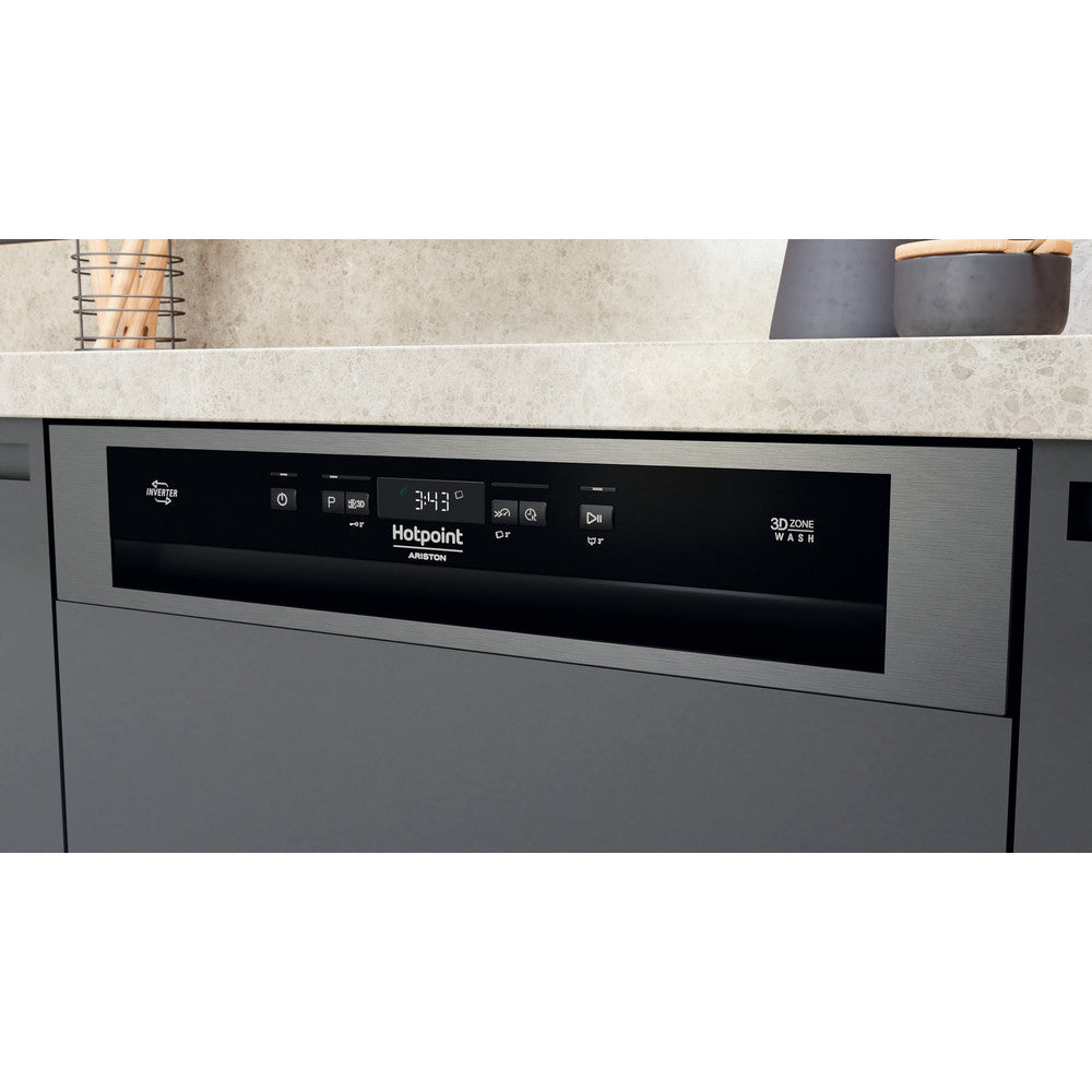 Máquina de Lavar Loiça Encastre HOTPOINT HBC 3C41 W (14 Conjuntos Painel Inox)