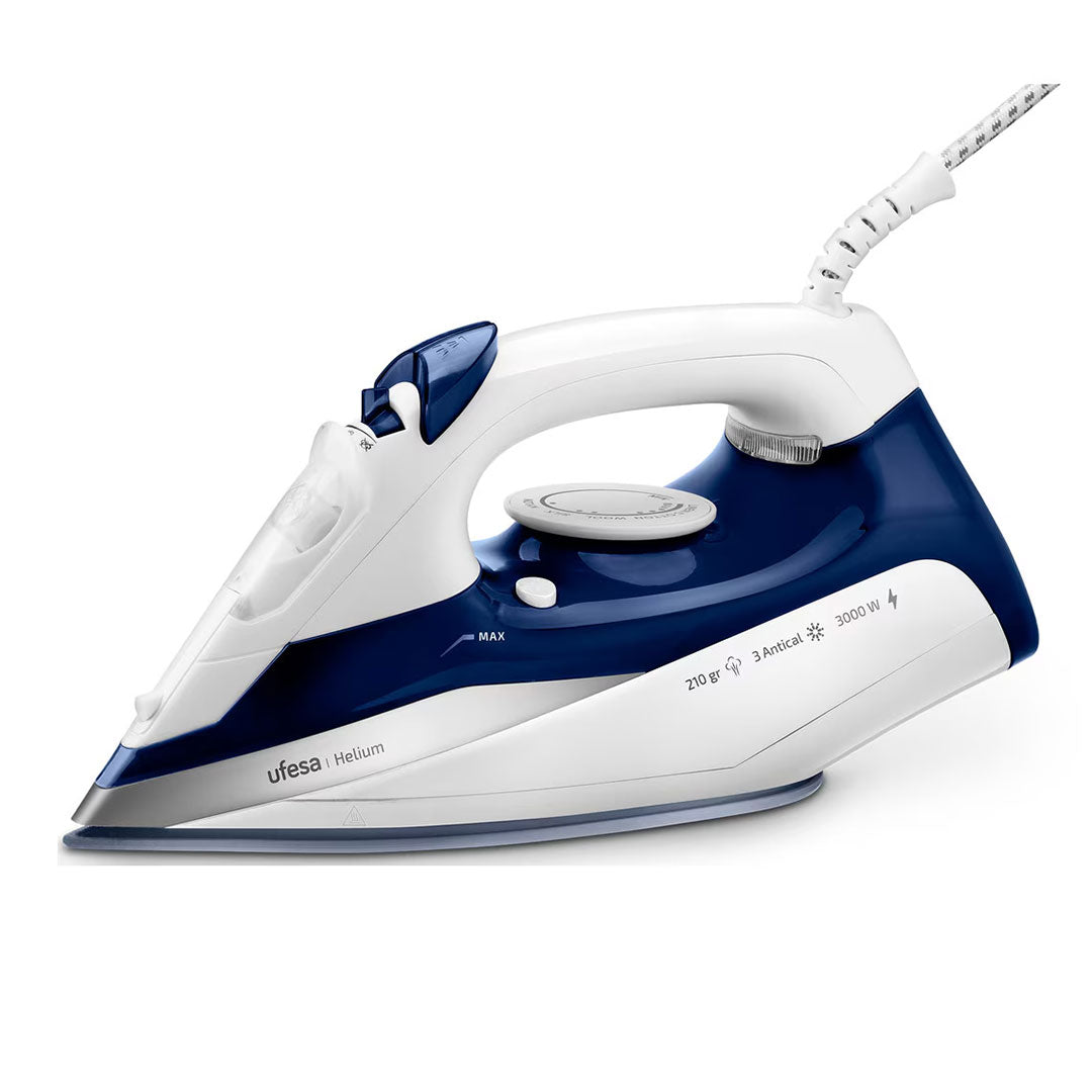 UFESA FERRO 3000W VAPOR CONSTANTE 30gr/min HELIUM
