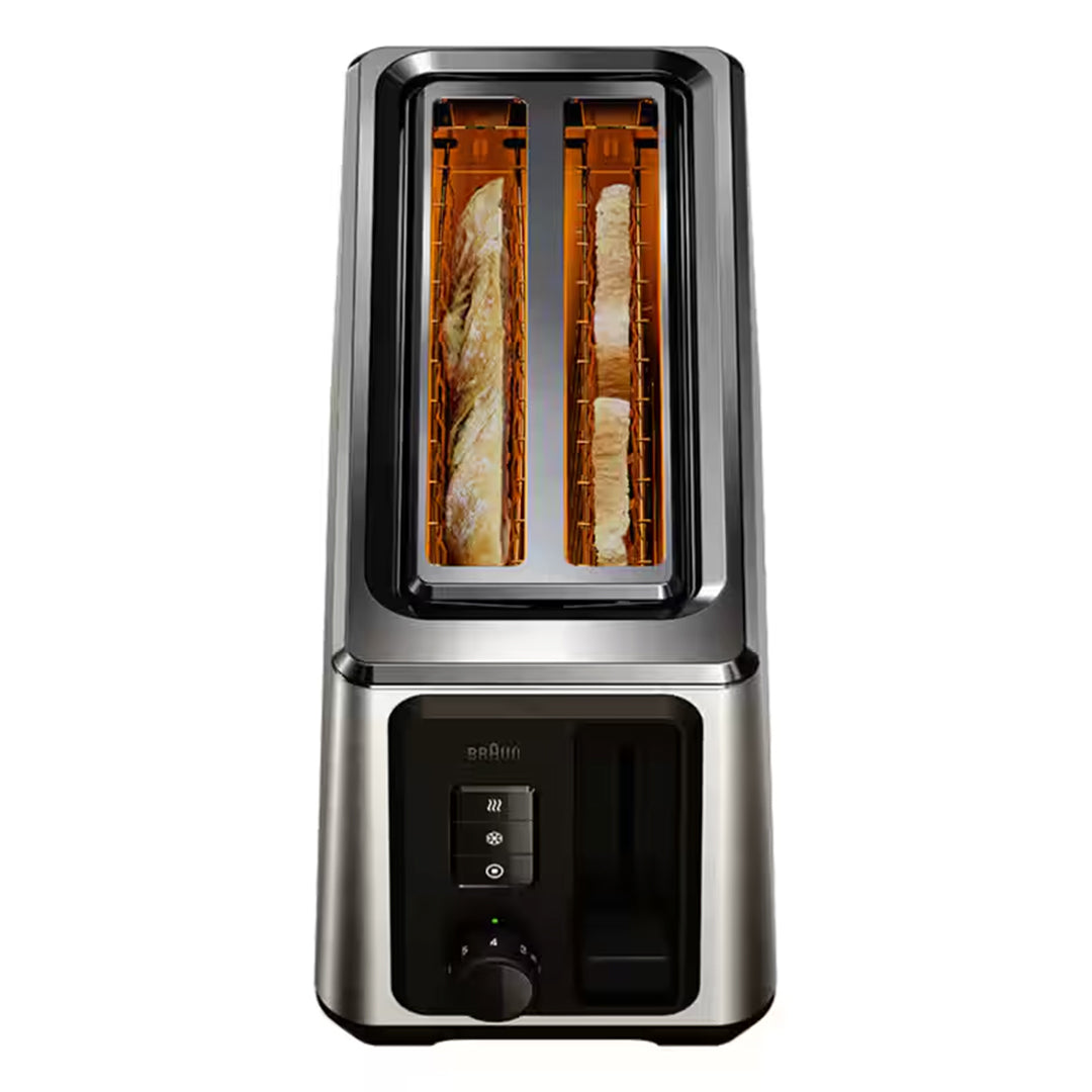 BRAUN TORRADEIRA 1470W 2 FENDAS PRETO/INOX HT5220BK