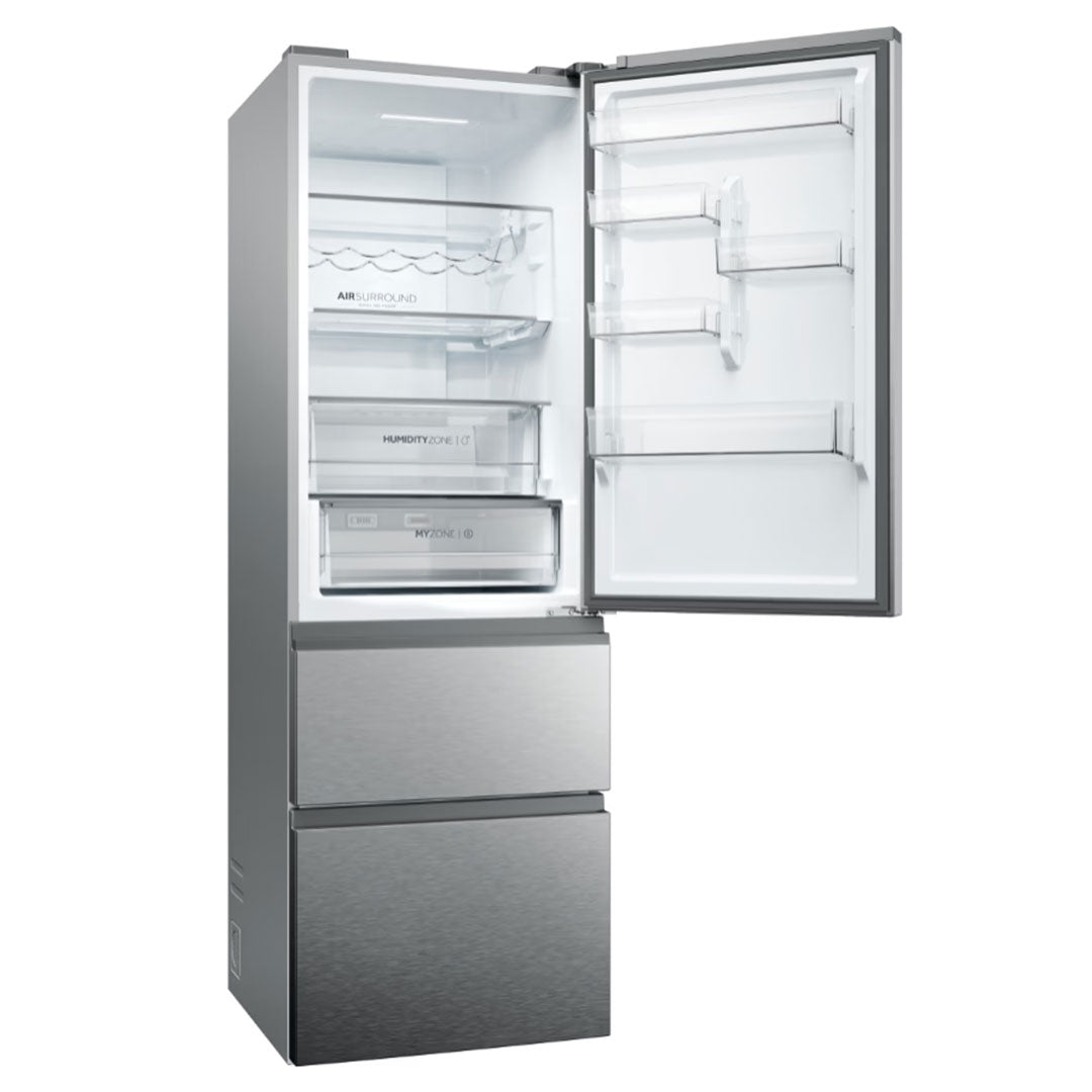 HAIER COMBINADO 1,85X0,595X0,667MT 3PT 360LT NF INOX (C) HTW5618CNMG