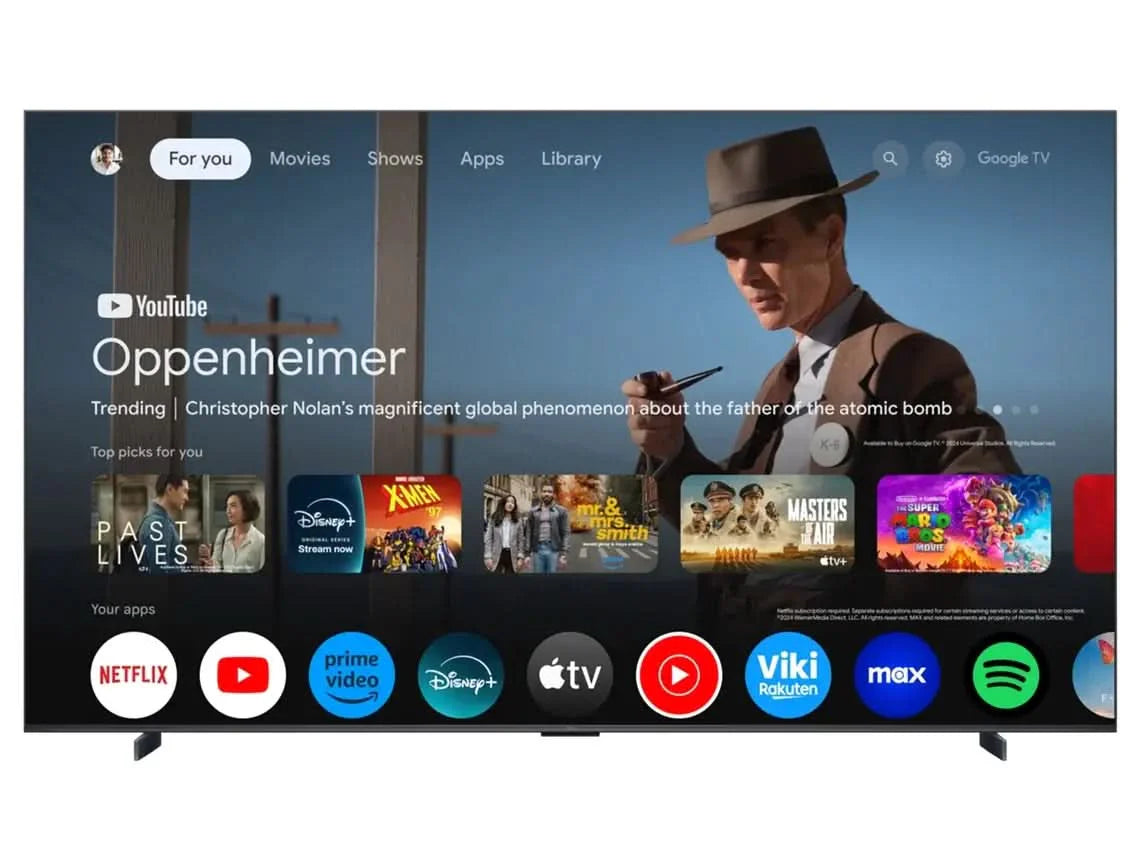 TCL Qled 55" 4K UHD Google TV 4HDMI 1USB (e)