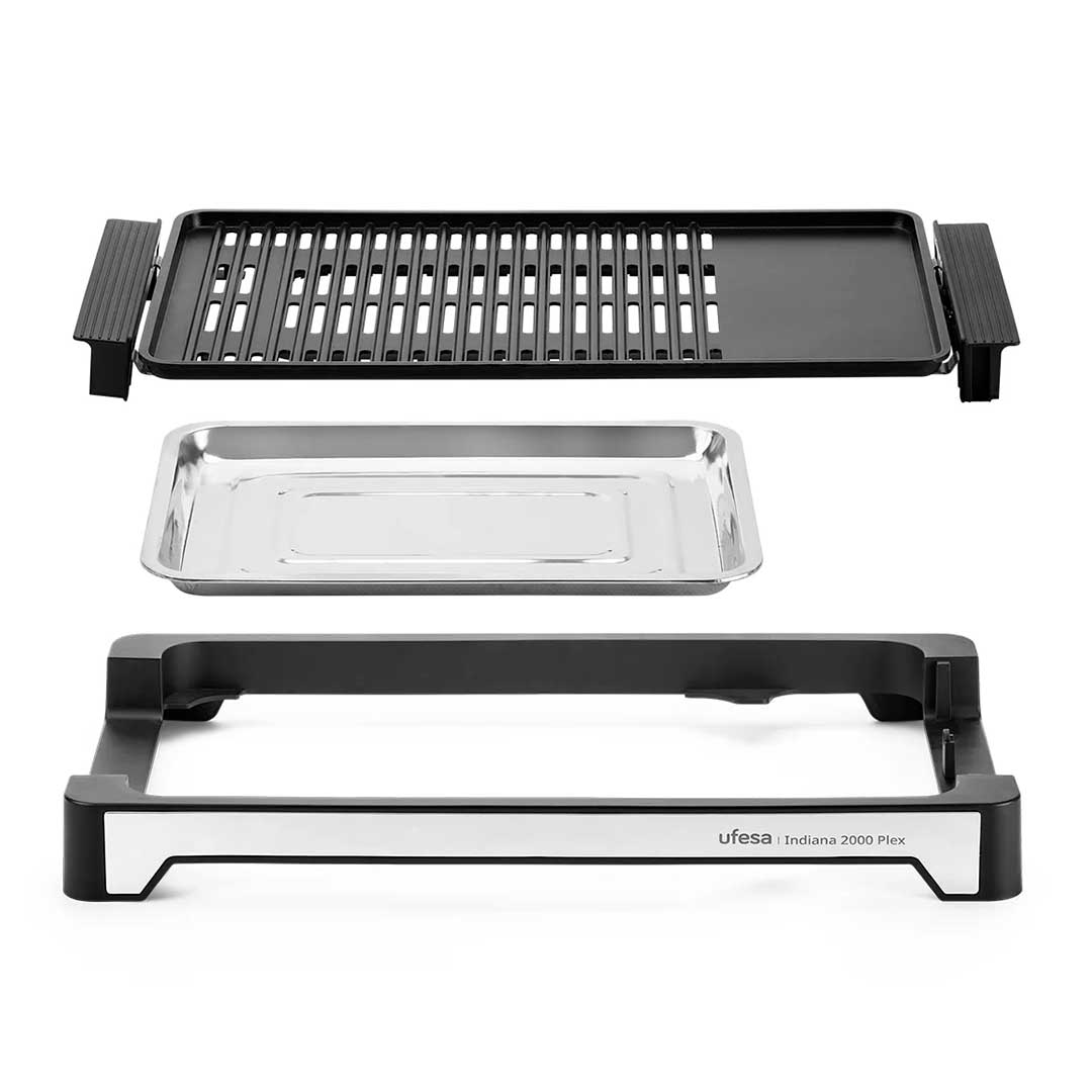 UFESA GRELHADOR CHAPA 2500W XL 55x9,5x26CM INDIANA