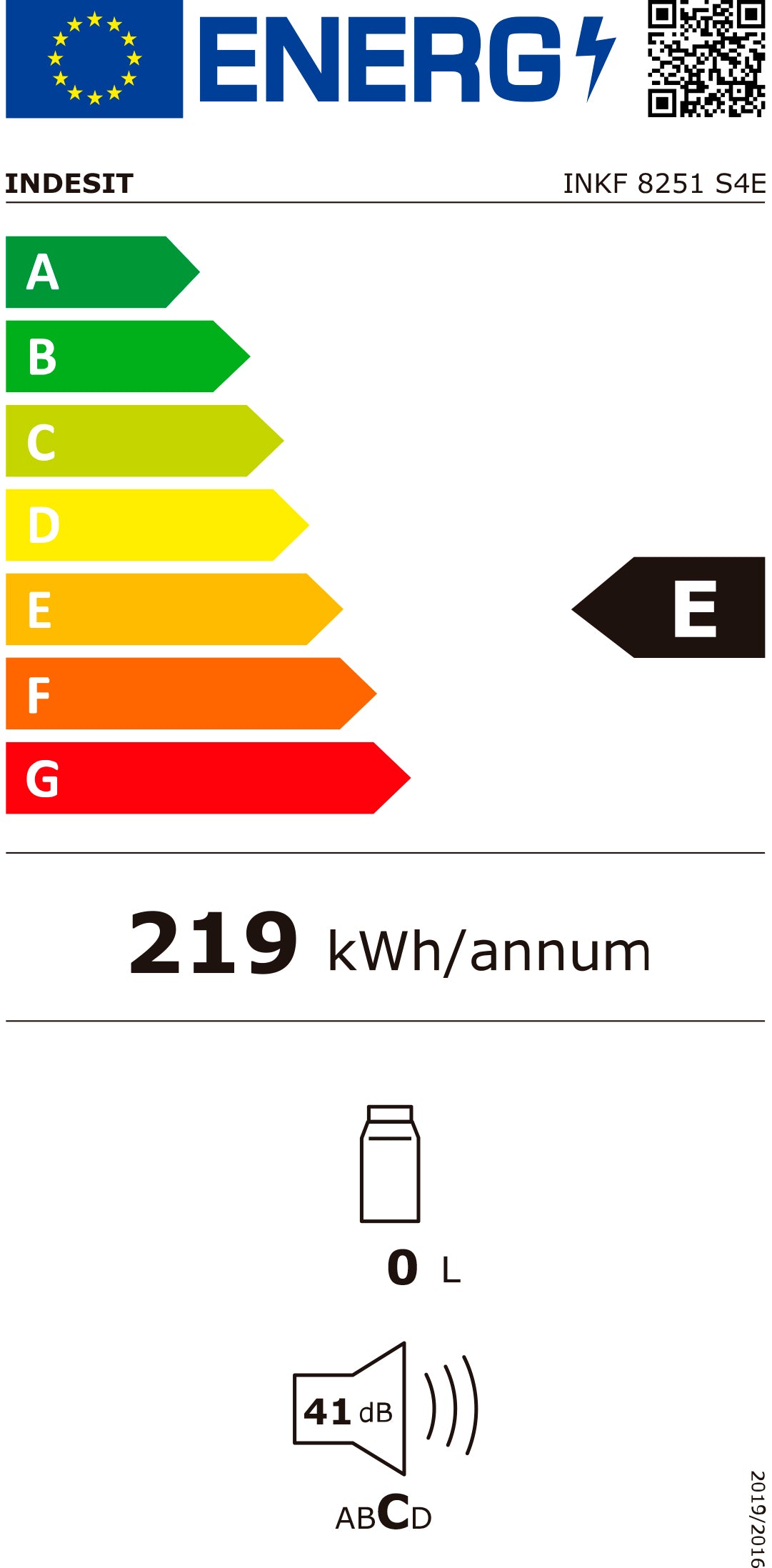 Indesit Combinado 1800X540X576 NF Silver (e)