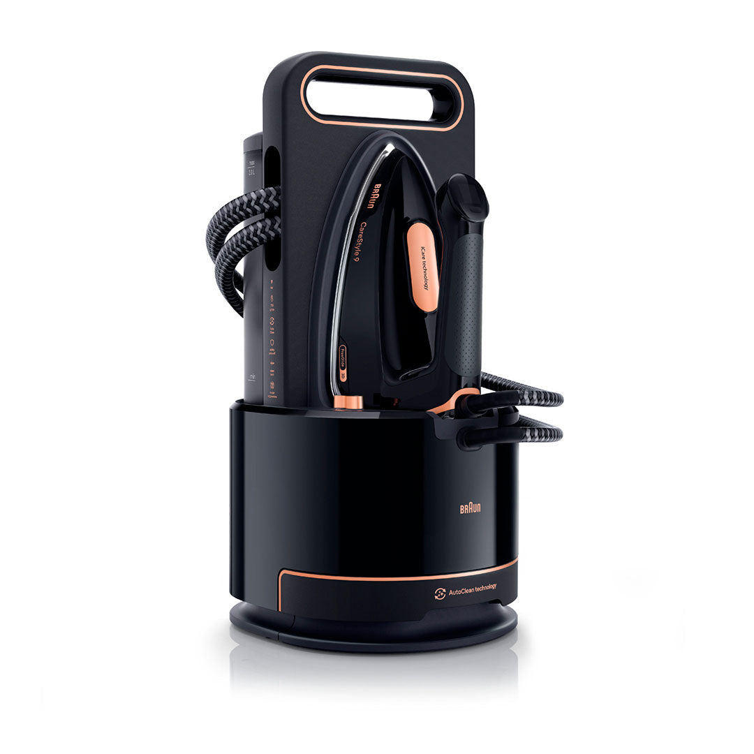 BRAUN FERRO CALDEIRA 2700W 9BAR BASE ELOXAL PLUS 3D IS9090BK