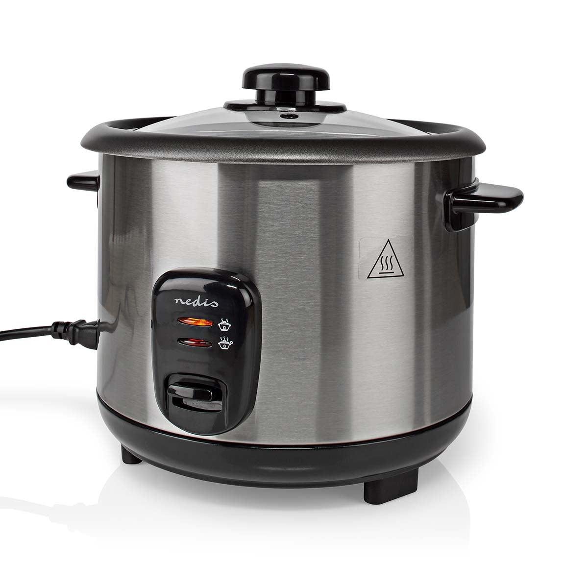 NEDIS PANELA COZER ARROZ CAPACIDADE 1,5LT 500W INOX KARC115AL