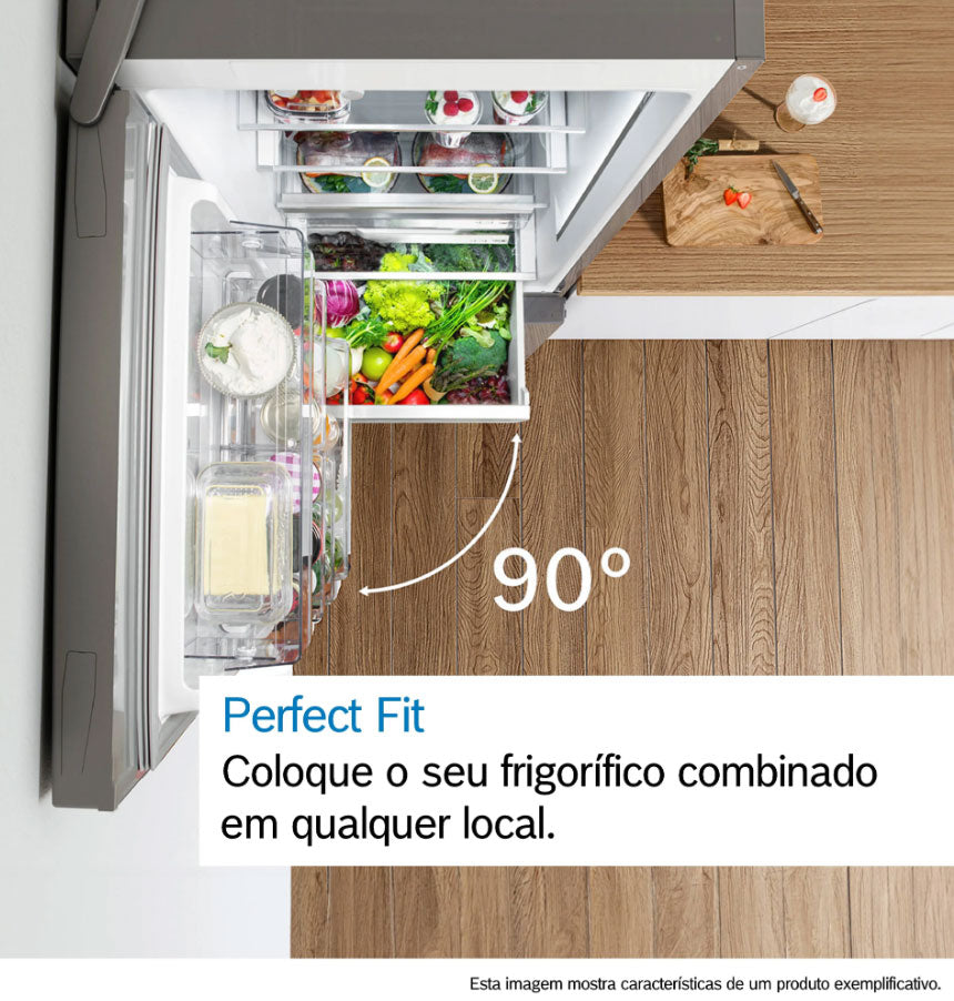 Bosch Combinado XXL 2030X700X667MT NF 440LT Inox (c)