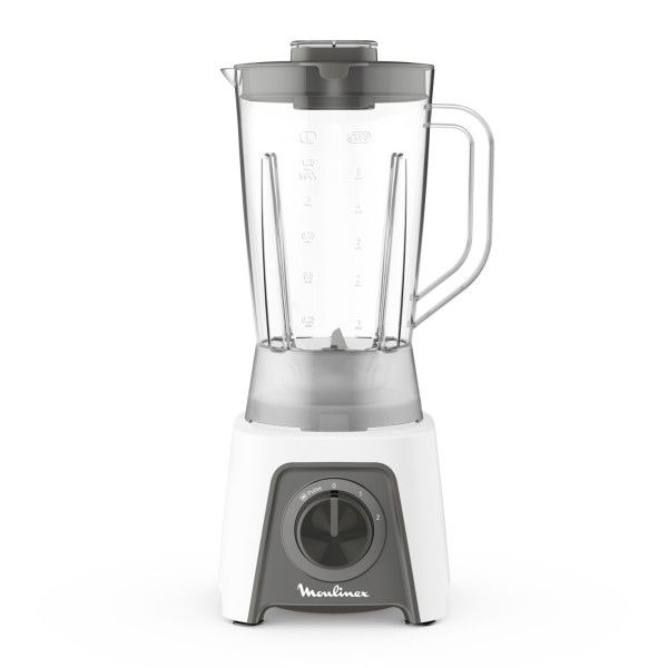 MOULINEX LIQUIDIFICADORA 450W 1,25LT COPO PLASTICO 2 VEL+PU LM2C0110