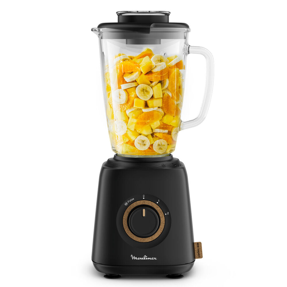MOULINEX LIQUIDIFICADORA 800W 1,75LT ECO RESPECT PRETO LM46EN10