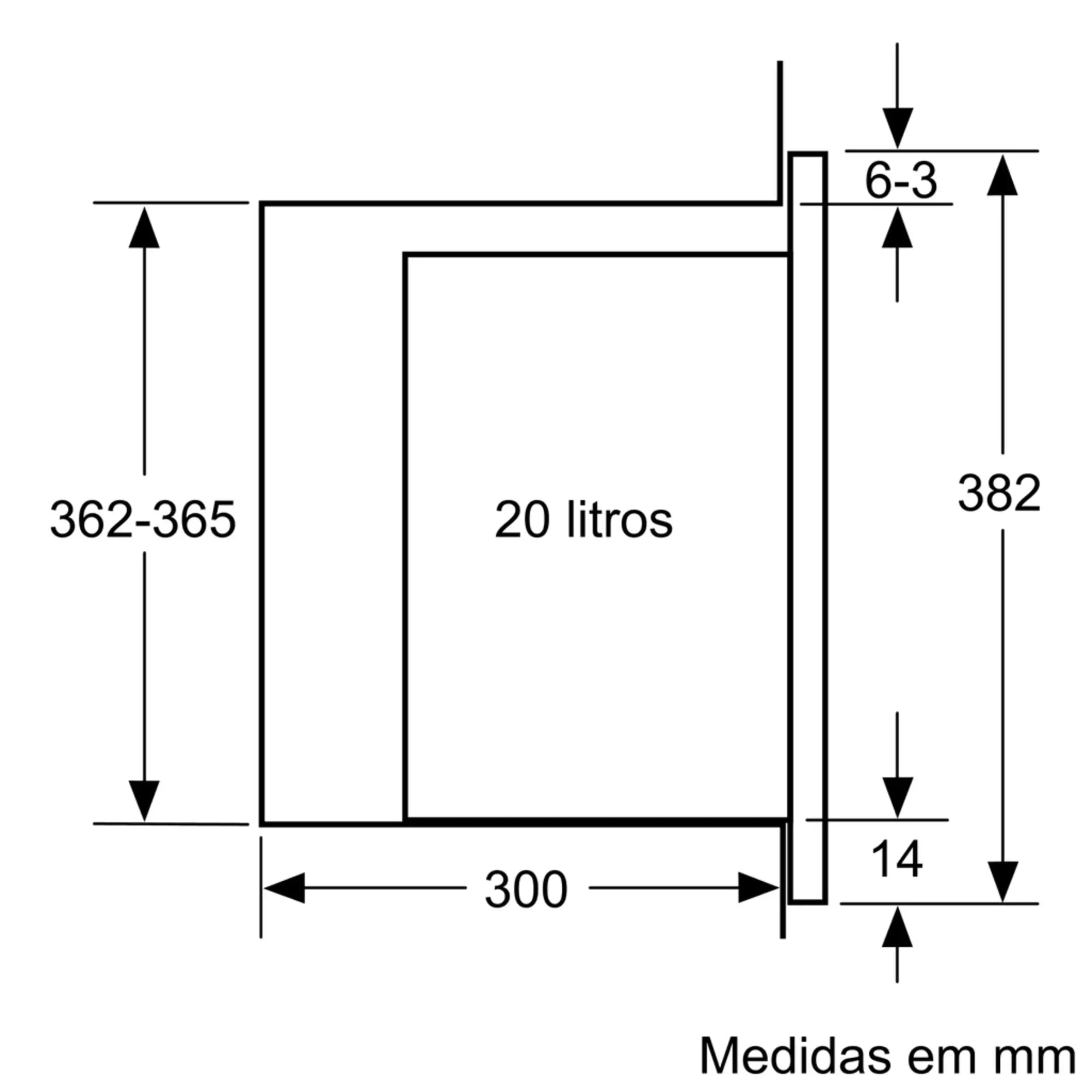 BALAY MICROONDAS INTEG 20LT INOX 3CG4172X2