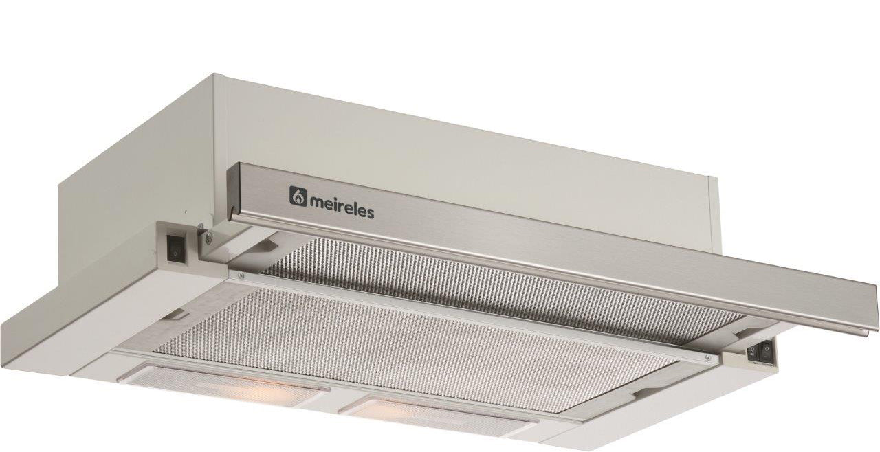 MEIRELES EXAUSTOR 60CM GAVETA 2 MOTORES MAX 425M3/H INOX D MET161X