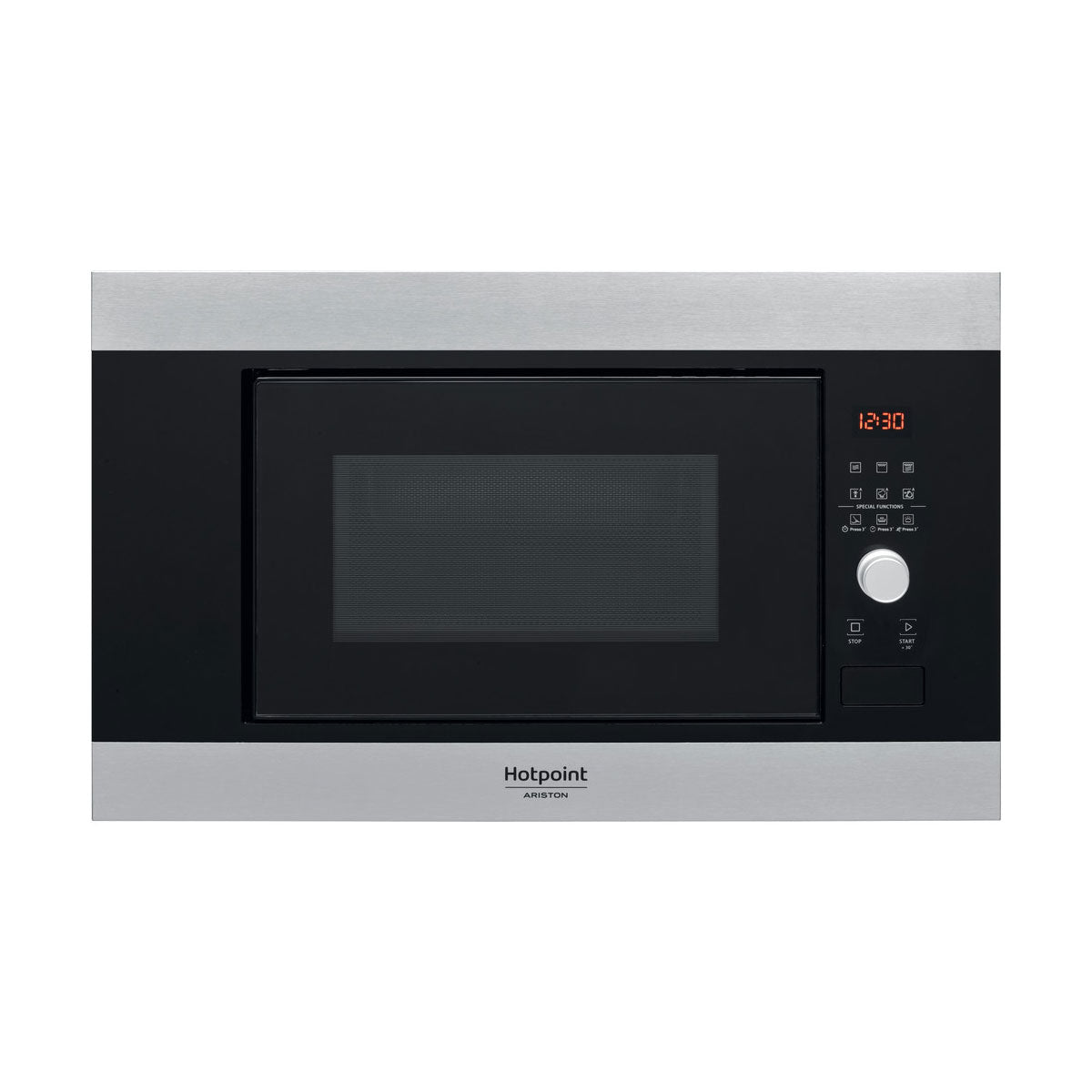 HOTPOINT MICROONDAS INTEG 20LT 800W GRILL 1000W INOX MF20GIXHA
