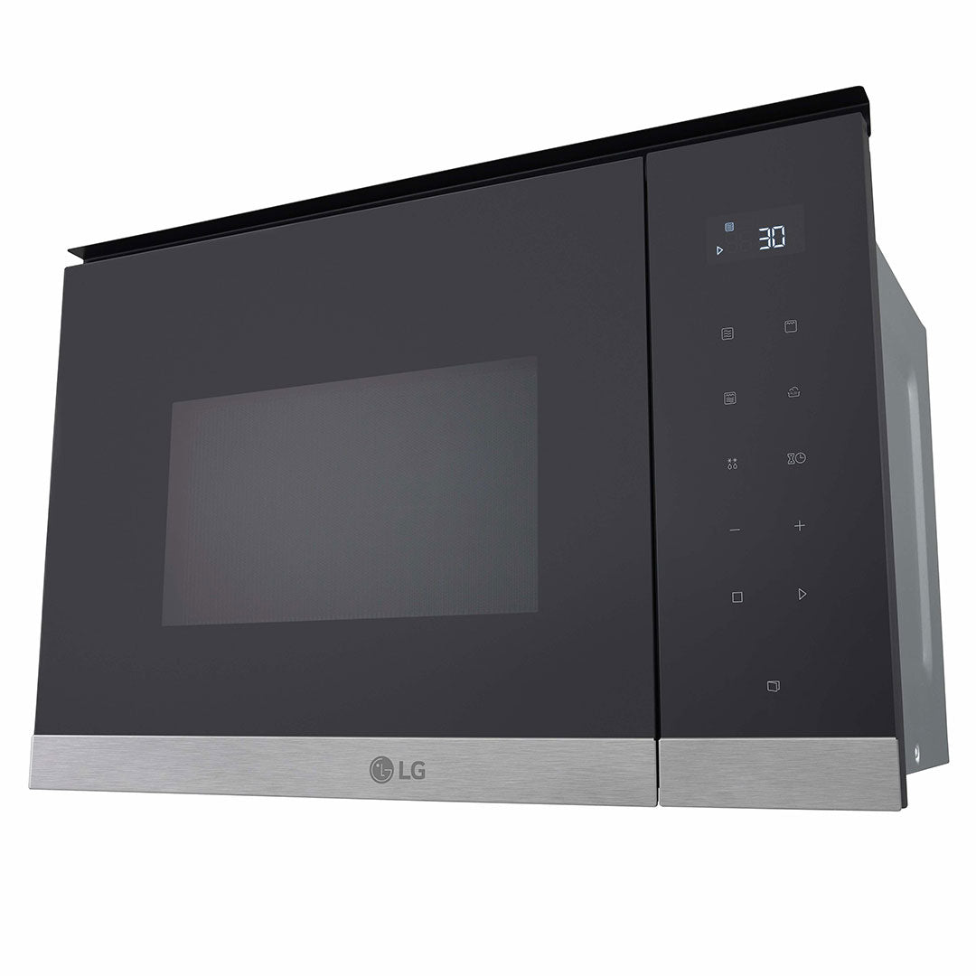 LG MICROONDAS INTEG 25LT 900W GRILL 1000W VIDRO PRETO MG7Z2593D