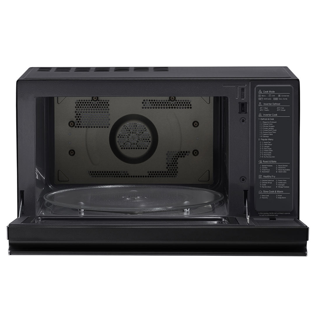 LG MICROONDAS CONVECÇAO 39LT 1350W GRILL 950W PRETO MJ3965BPS