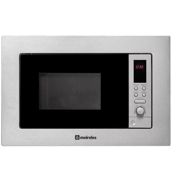 MEIRELES MICROONDAS INTEG 20LT 800W GRILL 1000W INOX MMI20X
