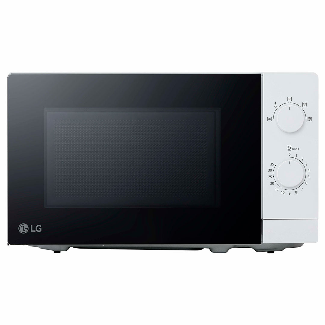 LG MICRO ONDAS 20LT 700W S/GRILL BRANCO PORTA VIDRO PRETO MS2082H