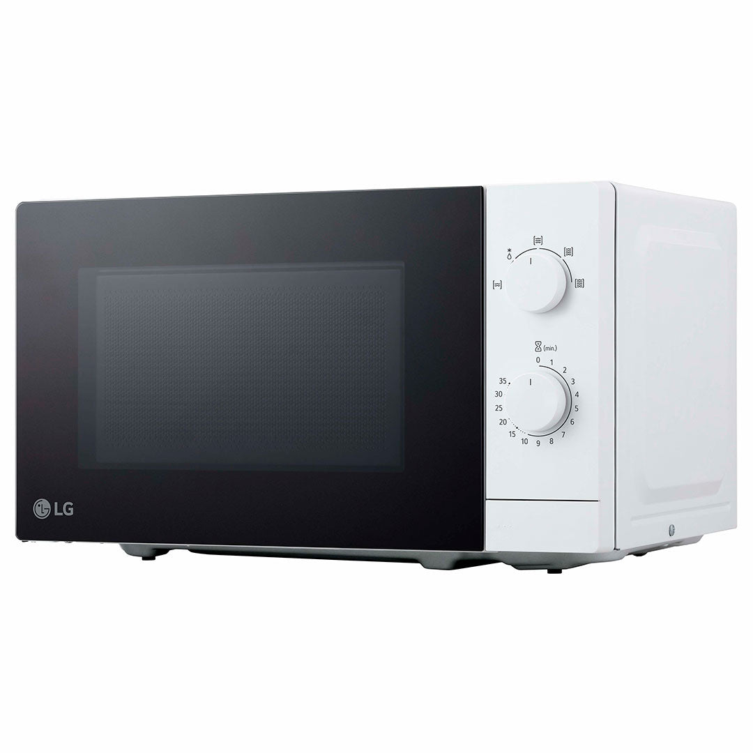 LG Microondas 20LT 700W S/grill Branco Porta Vidro Preto