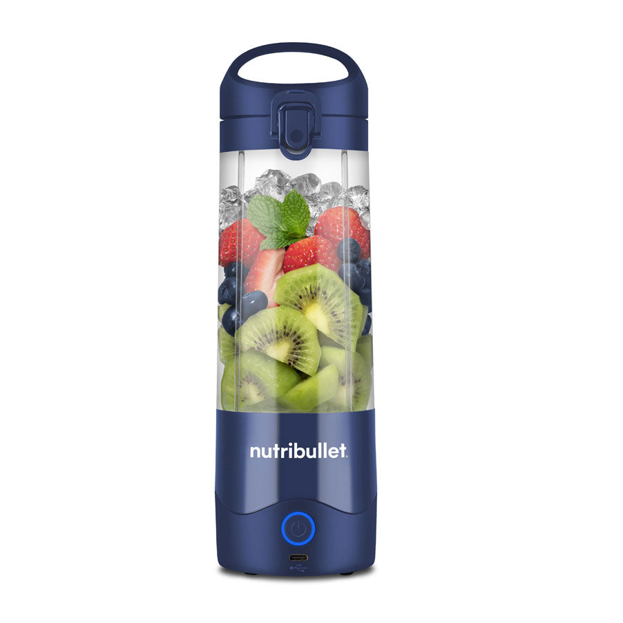 NUTRIBULLET LIQUIDIFICADORA LEVE E PORTATIL 475ML BAT AZUL NBP003NBL