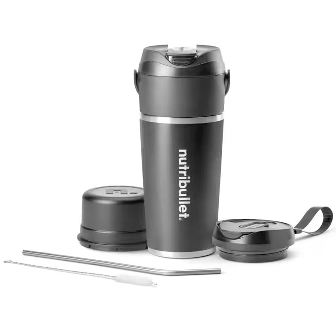 NUTRIBULLET LIQUIDIFICADORA PORTATIL E COPO ISOLADO AÇO INOX NBP016B
