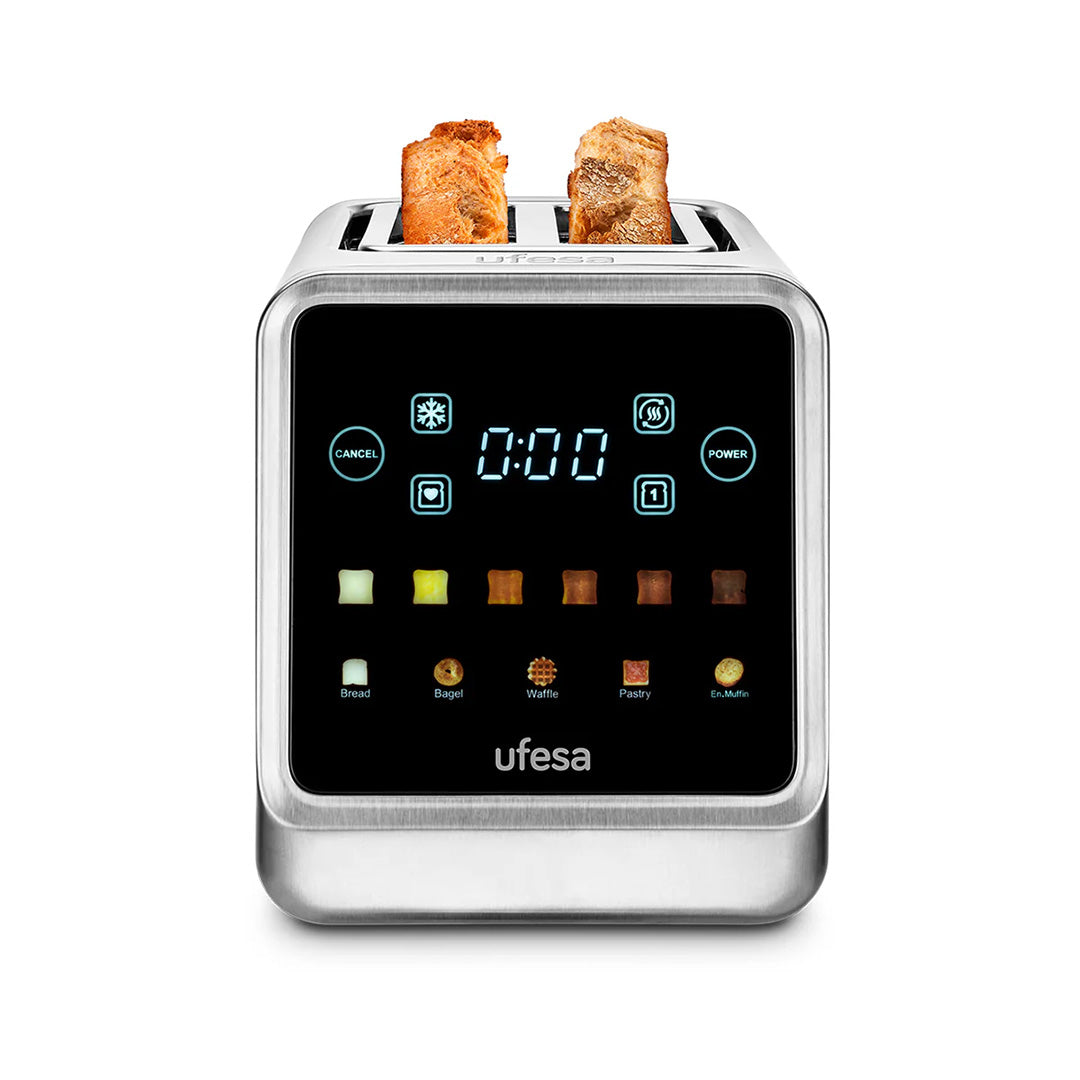 UFESA TORRADEIRA DIGITAL 850W 2 RANHURAS ONETOUCHDUO