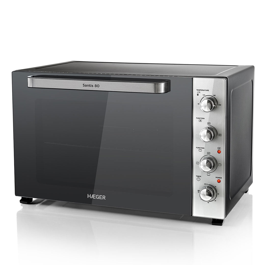 HAEGER FORNO 80LT 2400W SANTIS PRETO OV80B038B