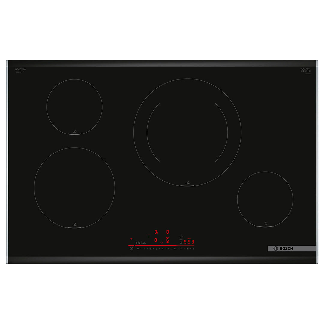 Bosch Placa Induçao 80CM 4ZONAS Moldura