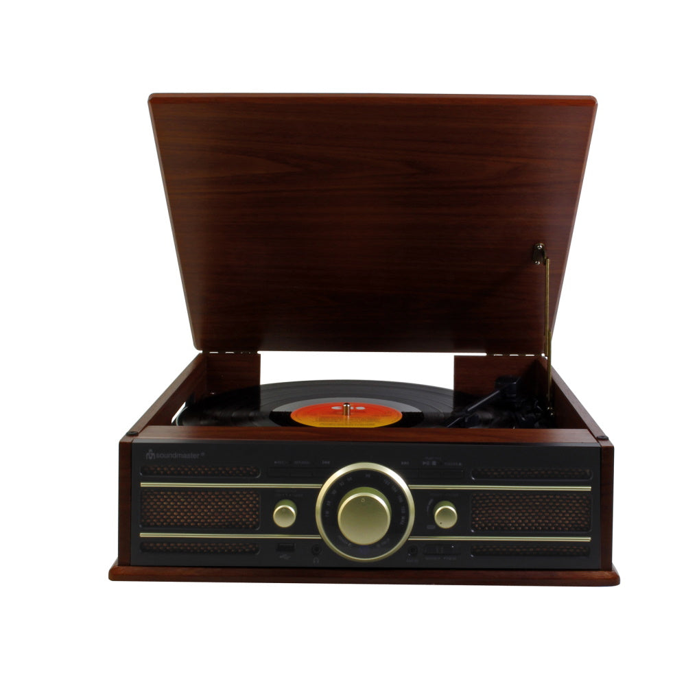 Gira-Discos C/ MP3 Soundmaster PL550BR