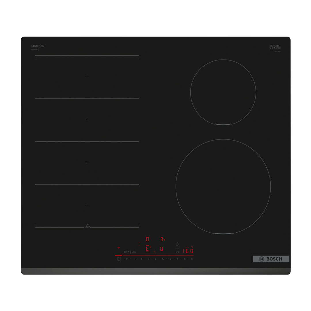 BOSCH PLACA INDUÇAO 60CM COMBI BISELADO PVS631HC1E