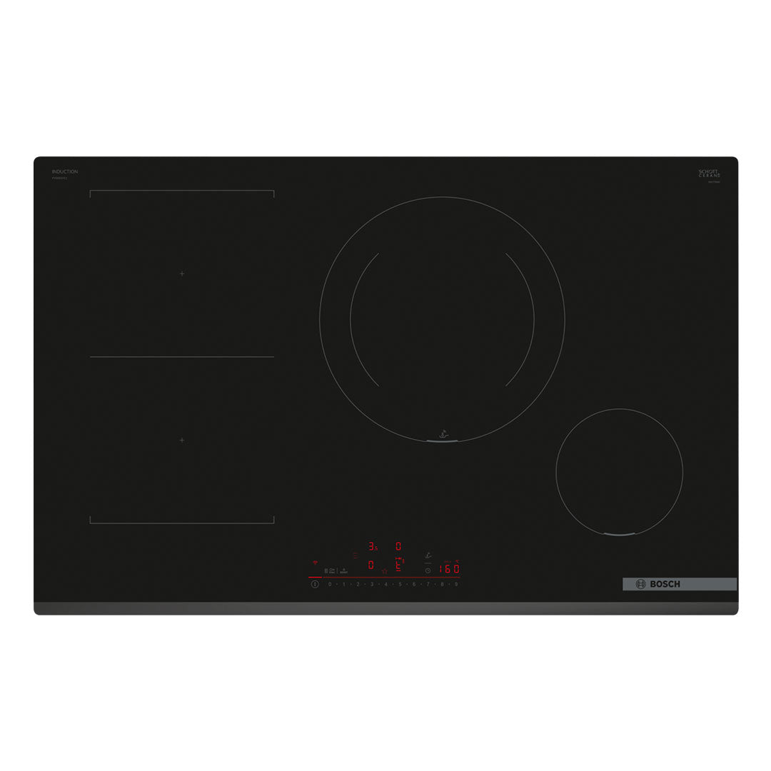 BOSCH PLACA INDUÇAO 80CM COMBI BISELADO PVS831HC1E