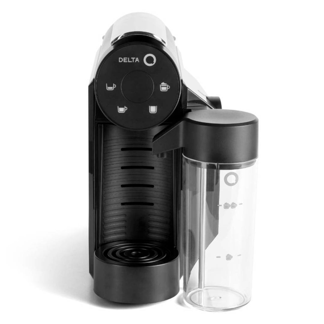 Delta Q Maquina Cafe Mini Milk Qool PRETA+2CHAV+2COP